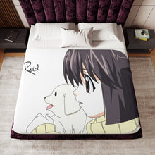 Load image into Gallery viewer, Anime Elfen Lied Sherpa Blanket
