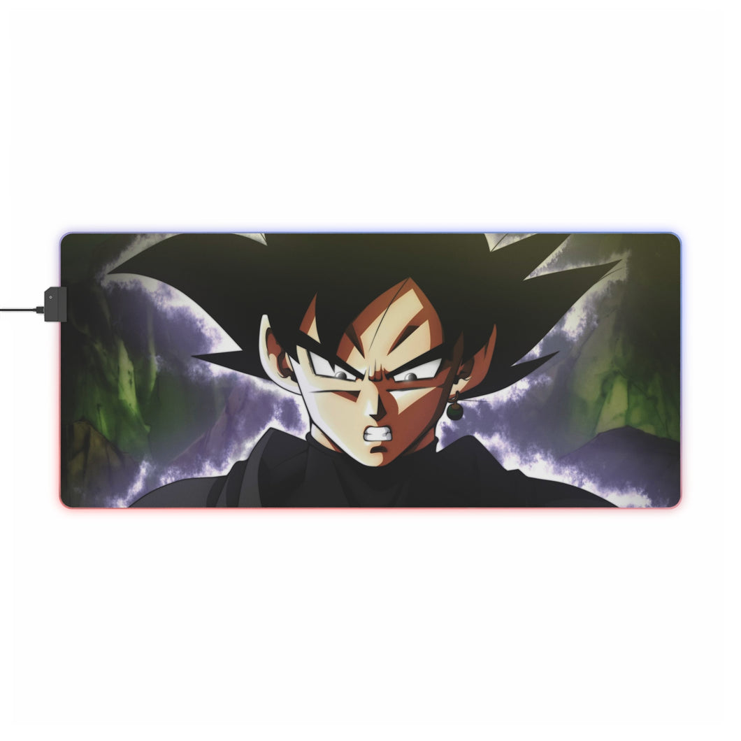 Black RGB LED Mouse Pad (Desk Mat)