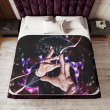 Load image into Gallery viewer, Mob Psycho 100 Shigeo Kageyama Sherpa Blanket
