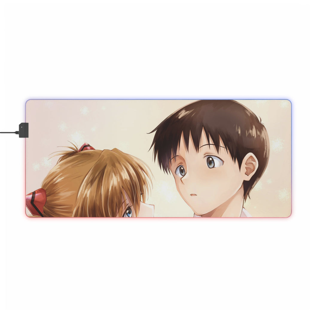 Neon Genesis Evangelion Shinji Ikari RGB LED Mouse Pad (Desk Mat)