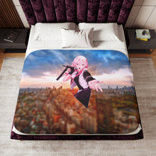 Load image into Gallery viewer, Culpable corona Inori Yuzuriha Sherpa Blanket
