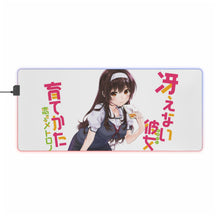 Load image into Gallery viewer, Saekano: How To Raise A Boring Girlfriend RGB LED Mouse Pad (Desk Mat)
