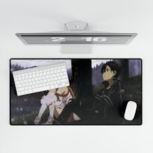 Load image into Gallery viewer, Asuna and Kirito Mouse Pad (Desk Mat)
