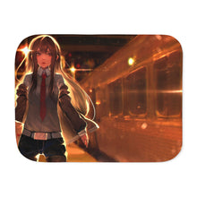Load image into Gallery viewer, Makise Kurisu Sherpa Blanket
