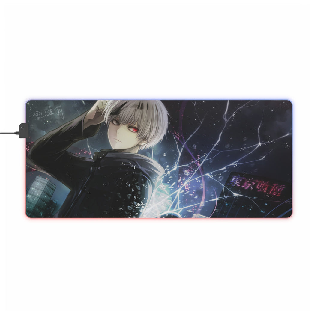 Tokyo Ghoul Ken Kaneki RGB LED Mouse Pad (Desk Mat)