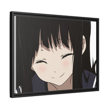 Load image into Gallery viewer, Eru Chitanda Smiling face Canvas Framed Art Print
