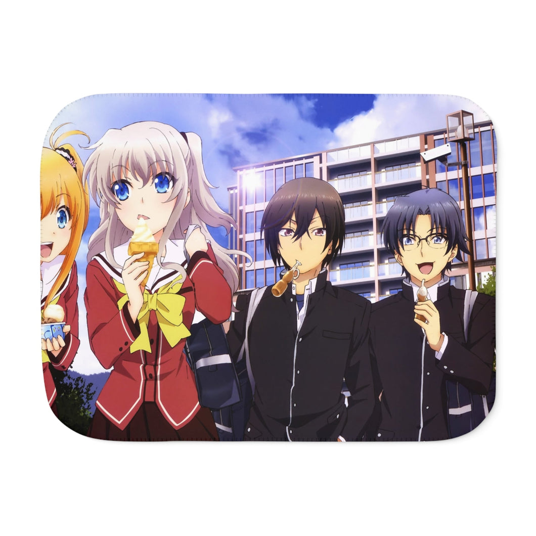 Charlotte Nao Tomori, Joujirou Takajou, Yusa Kurobane Sherpa Blanket