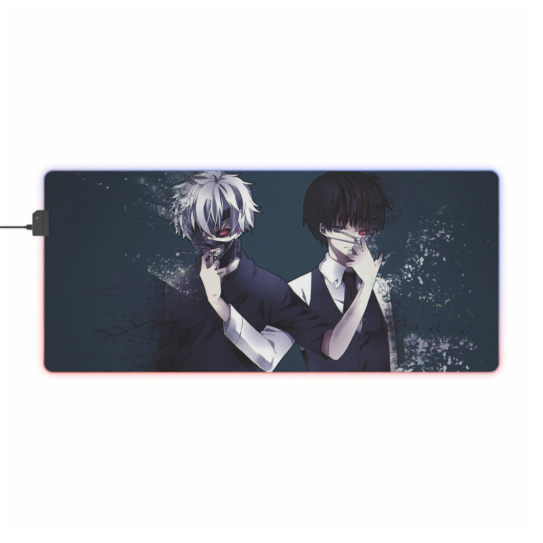 Tokyo Ghoul Ken Kaneki RGB LED Mouse Pad (Desk Mat)