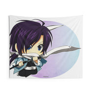 Chibi Saitou Indoor Wall Tapestry