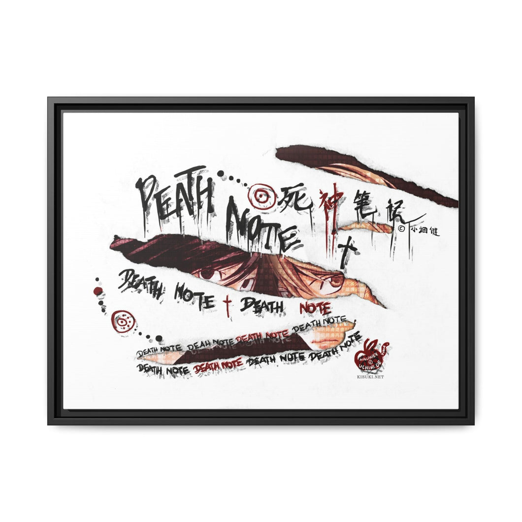 Death Note Canvas Framed Art Print