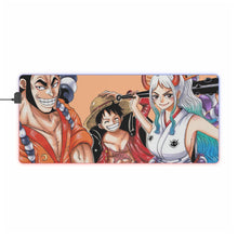 Load image into Gallery viewer, One Piece Monkey D. Luffy RGB LED Mouse Pad (Desk Mat)
