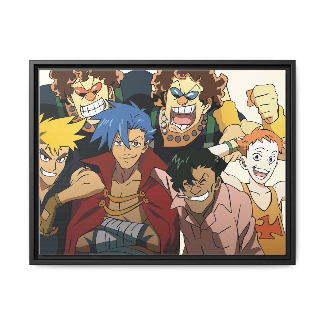 Anime Tengen Toppa Gurren Lagann Canvas Framed Art Print