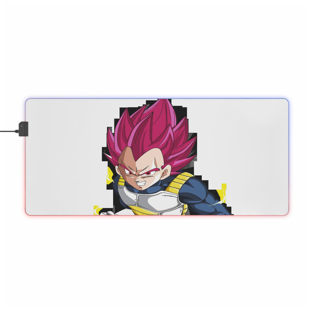 Vegeta SSJ God RGB LED Mouse Pad (Desk Mat)
