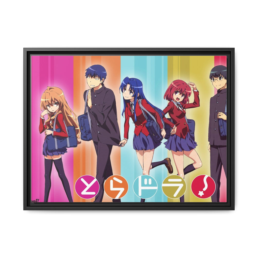 Toradora! Canvas Framed Art Print