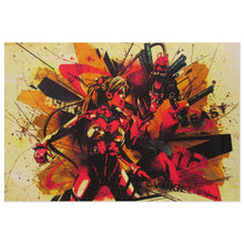 Load image into Gallery viewer, Asuka and Unit 02 Street Art Jigsaw Puzzle
