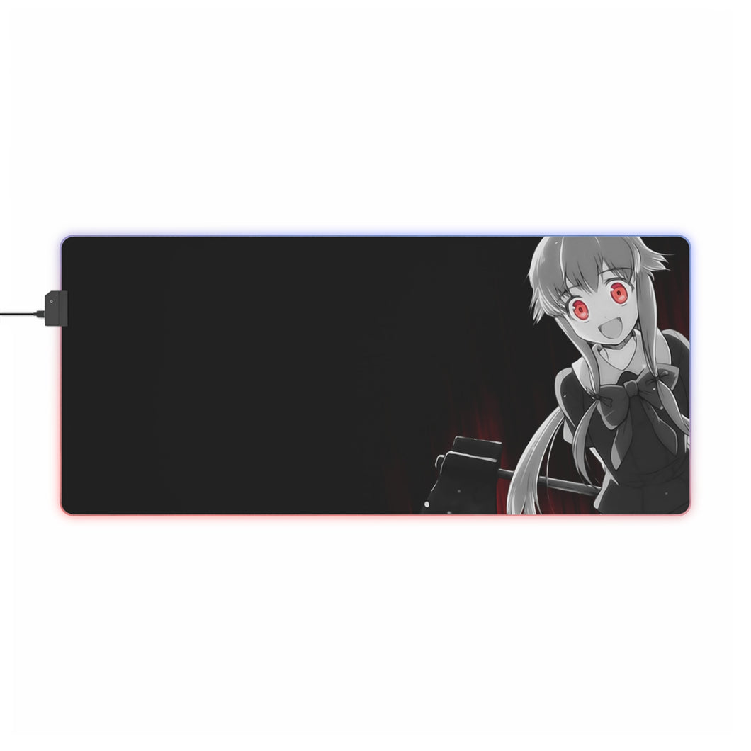 Mirai Nikki Yuno Gasai RGB LED Mouse Pad (Desk Mat)