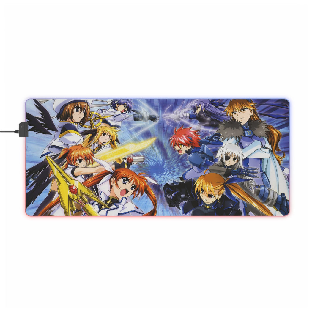 Magical Girl Lyrical Nanoha RGB LED Mouse Pad (Desk Mat)