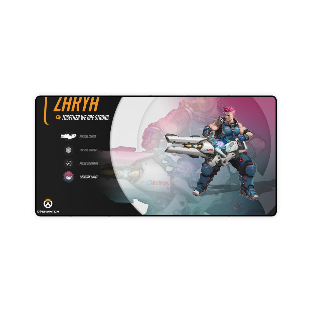 Overwatch factfile:zarya Mouse Pad (Desk Mat)