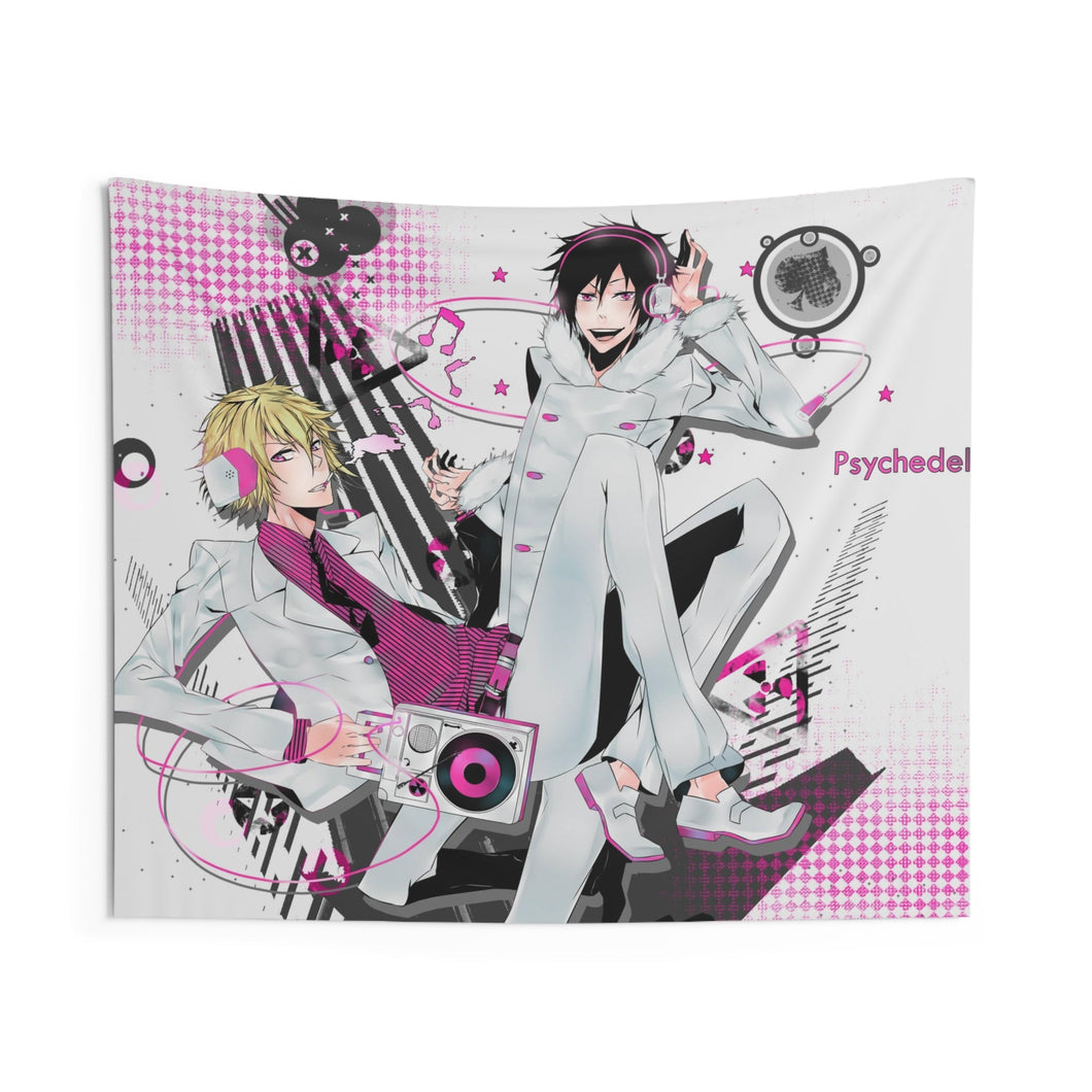 Durarara!! Izaya Orihara, Shizuo Heiwajima Indoor Wall Tapestry