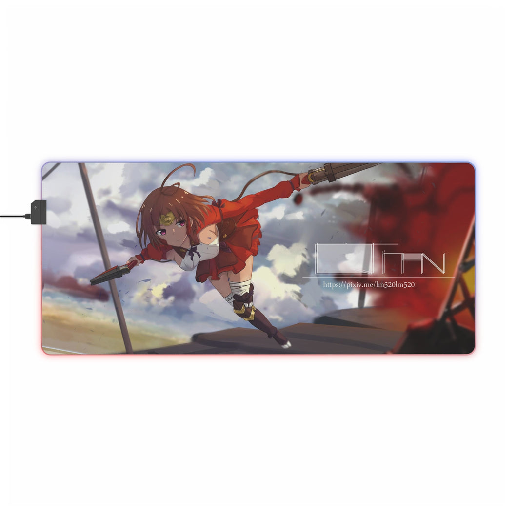 Kabaneri Of The Iron Fortress RGB LED Mouse Pad (Desk Mat)