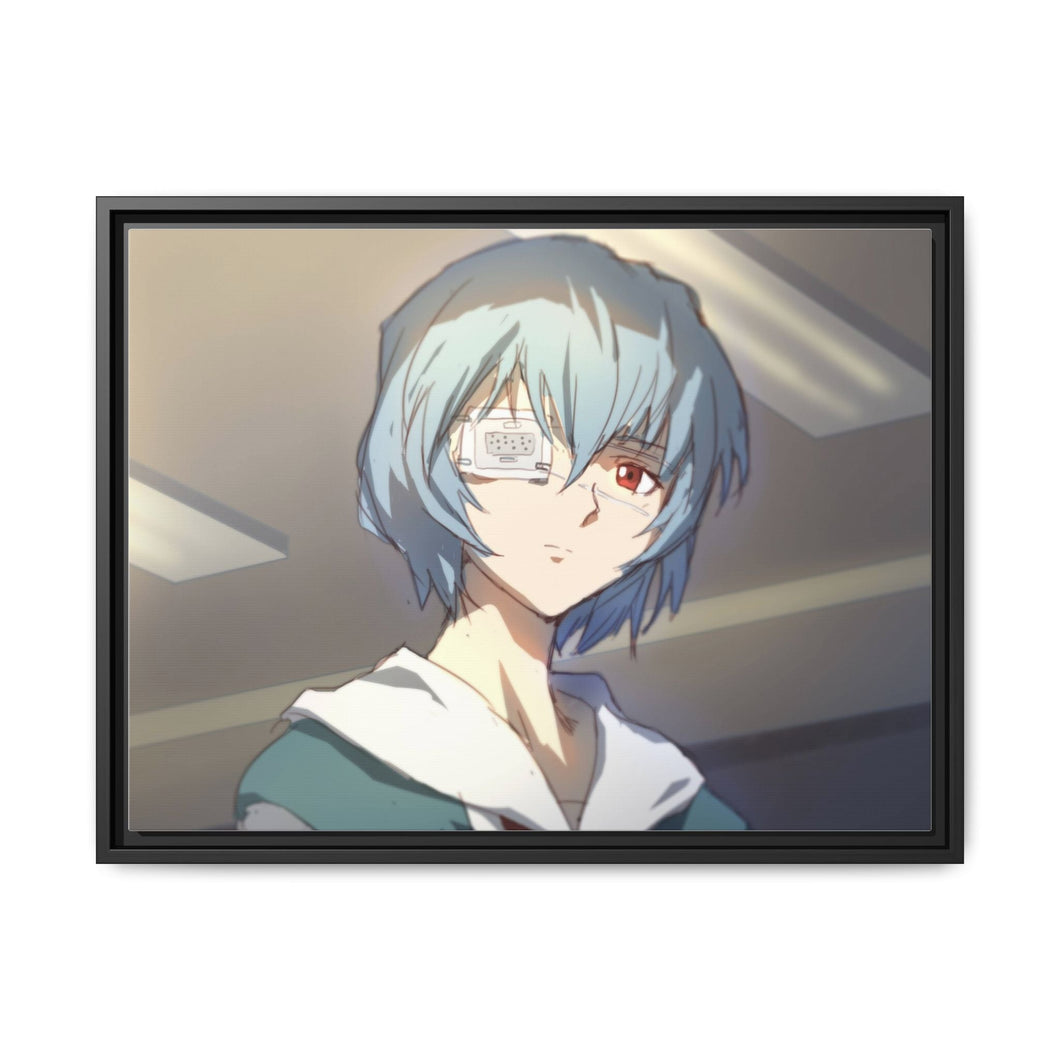 Neon Genesis Evangelion Rei Ayanami Canvas Framed Art Print