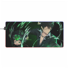 Load image into Gallery viewer, Reborn! Katekyō Hitman Reborn, Lambo RGB LED Mouse Pad (Desk Mat)
