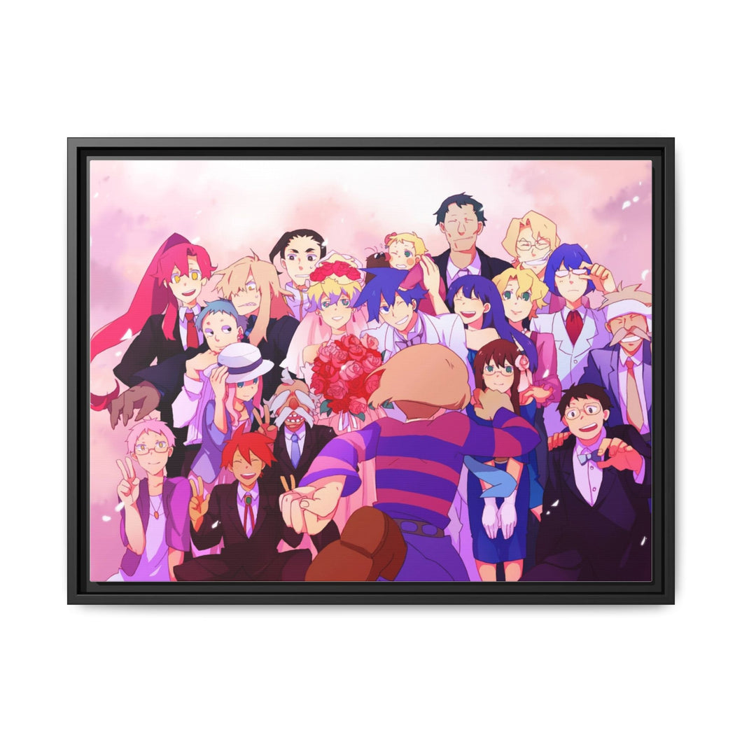 Anime Tengen Toppa Gurren Lagannr Canvas Framed Art Print
