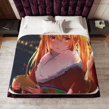 Load image into Gallery viewer, Kobayashi, I love you. Sherpa Blanket
