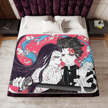 Load image into Gallery viewer, Protect me Sherpa Blanket
