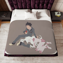 Load image into Gallery viewer, Ganta and Shiro Sherpa Blanket
