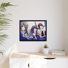 Load image into Gallery viewer, Clannad Nagisa Furukawa, Tomoyo Sakagami, Kyou Fujibayashi Canvas Framed Art Print
