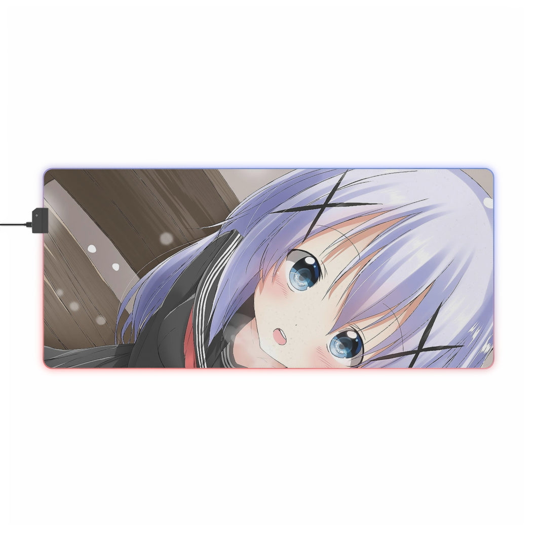 Is The Order A Rabbit? RGB LED Mouse Pad (Desk Mat)