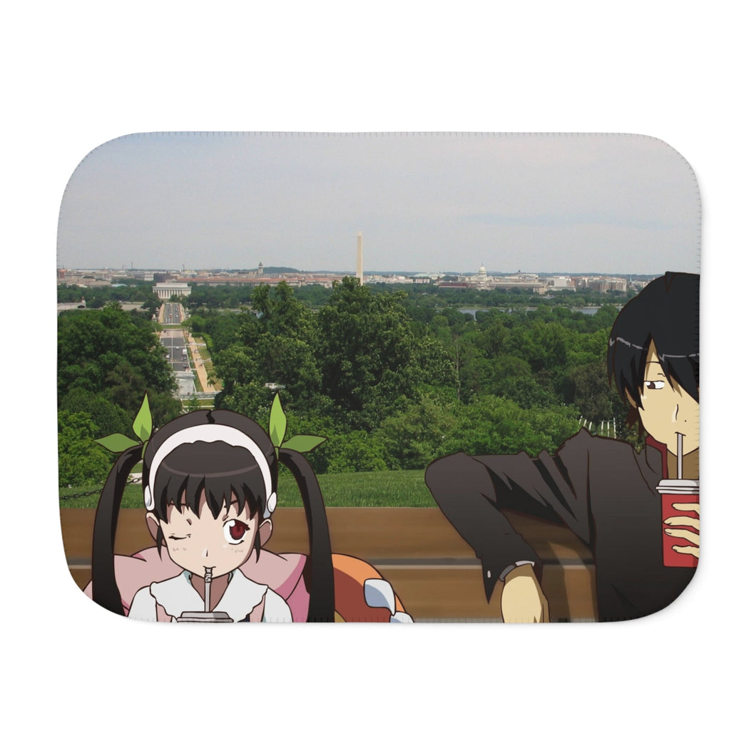 Monogatari (Series) Sherpa Blanket