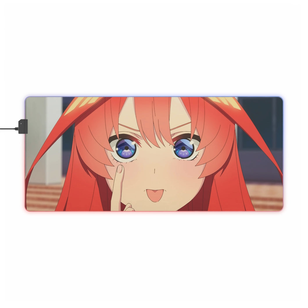 The Quintessential Quintuplets RGB LED Mouse Pad (Desk Mat)