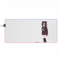 Load image into Gallery viewer, Mirai Nikki Tsubaki Kasugano RGB LED Mouse Pad (Desk Mat)
