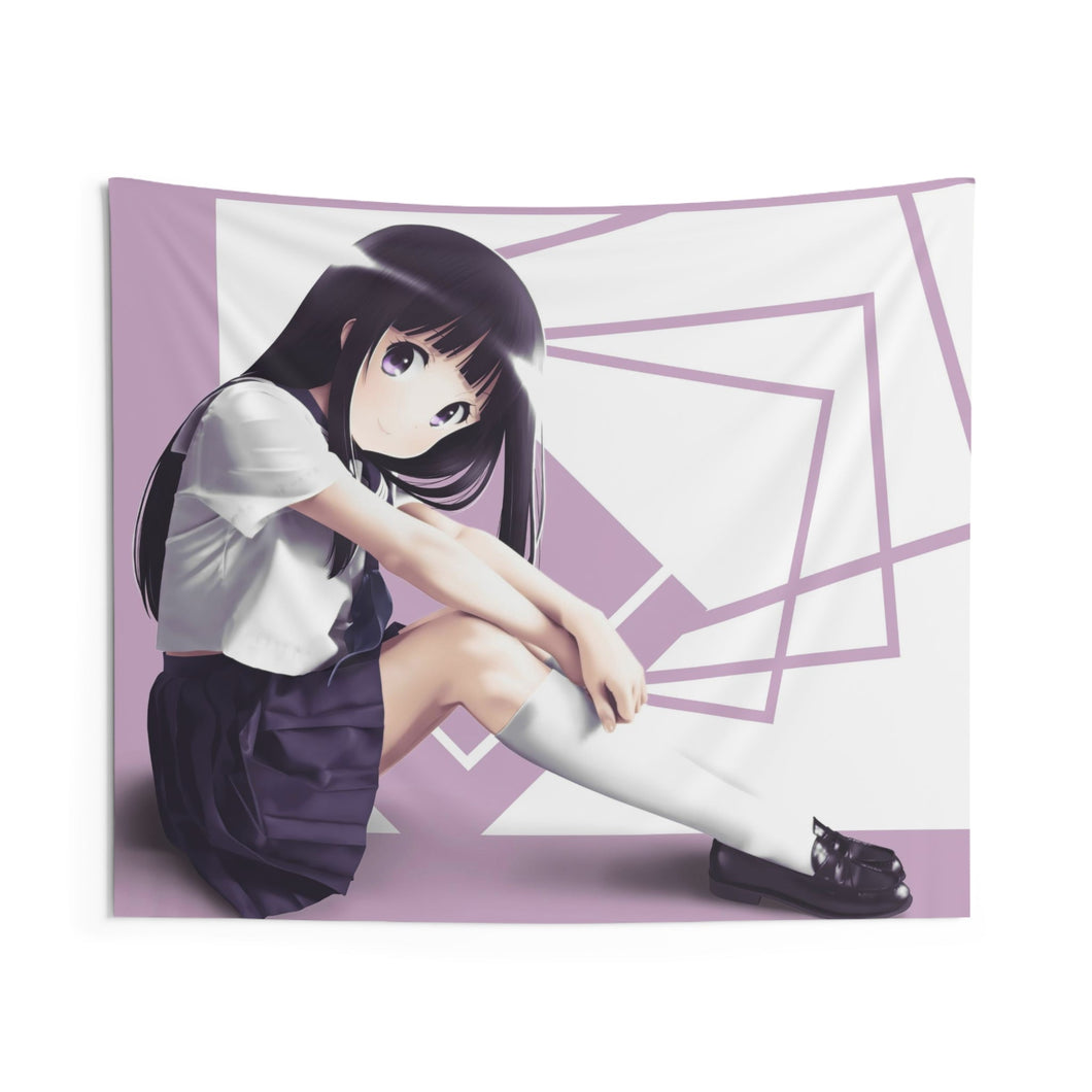 Eru Chitanda  Full body Indoor Wall Tapestry