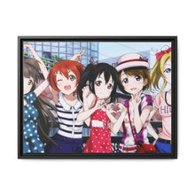 Load image into Gallery viewer, Love Live! Maki Nishikino, Kotori Minami, Umi Sonoda, Honoka Kousaka, Rin Hoshizora Canvas Framed Art Print
