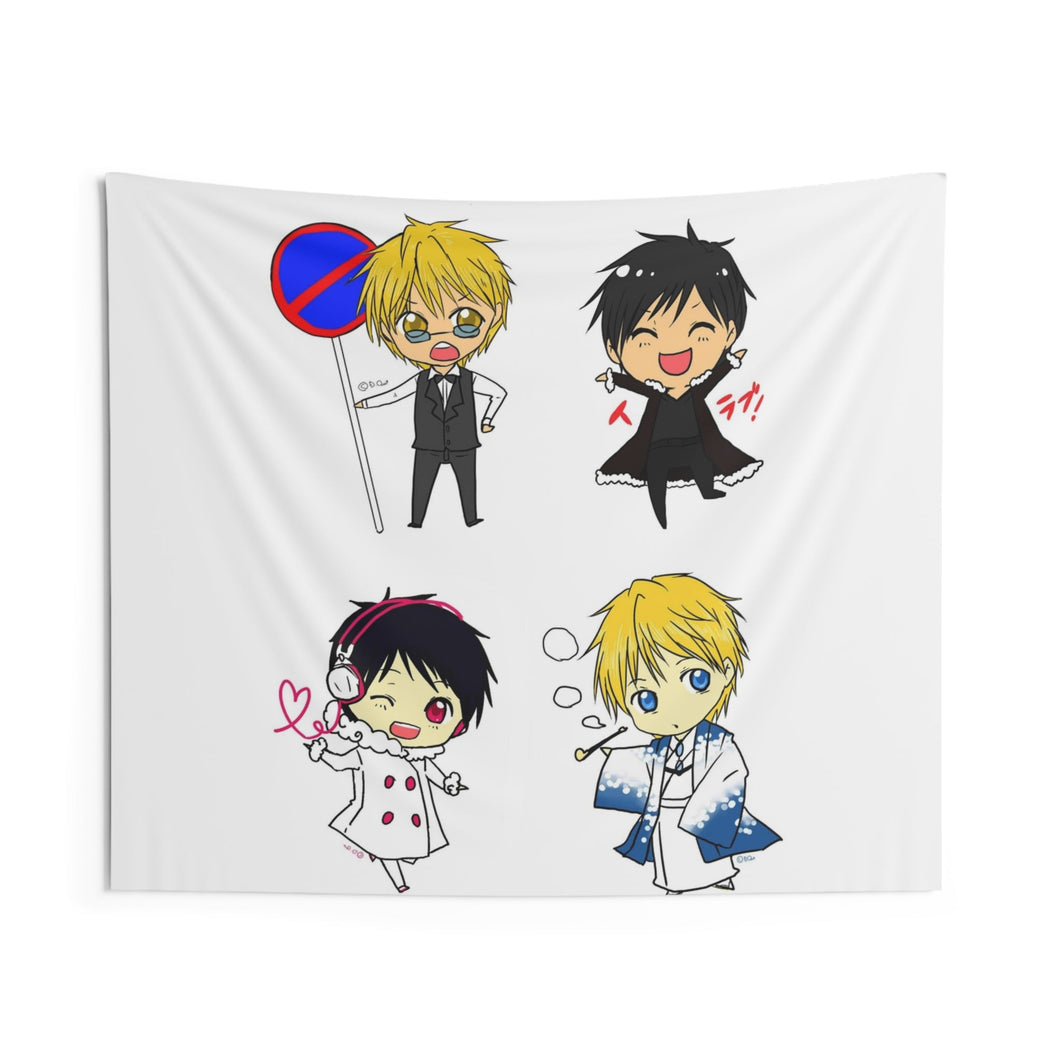 Durarara!! Izaya Orihara, Shizuo Heiwajima Indoor Wall Tapestry