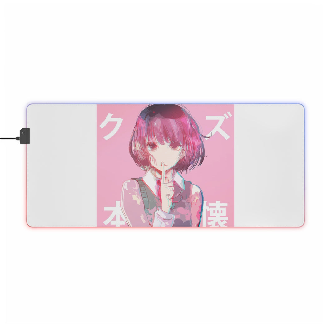 Hanabi Yasuraoka RGB LED Mouse Pad (Desk Mat)