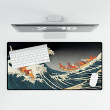 Load image into Gallery viewer, The Great Wave Off Kanagawa Mouse Pad (Desk Mat)
