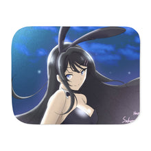 Load image into Gallery viewer, Sakurajima Mai Sherpa Blanket
