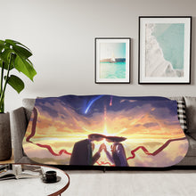 Load image into Gallery viewer, Anime Your Name. Sherpa Blanket
