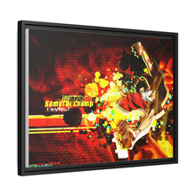 Load image into Gallery viewer, Anime Samurai Champloor Canvas Framed Art Print
