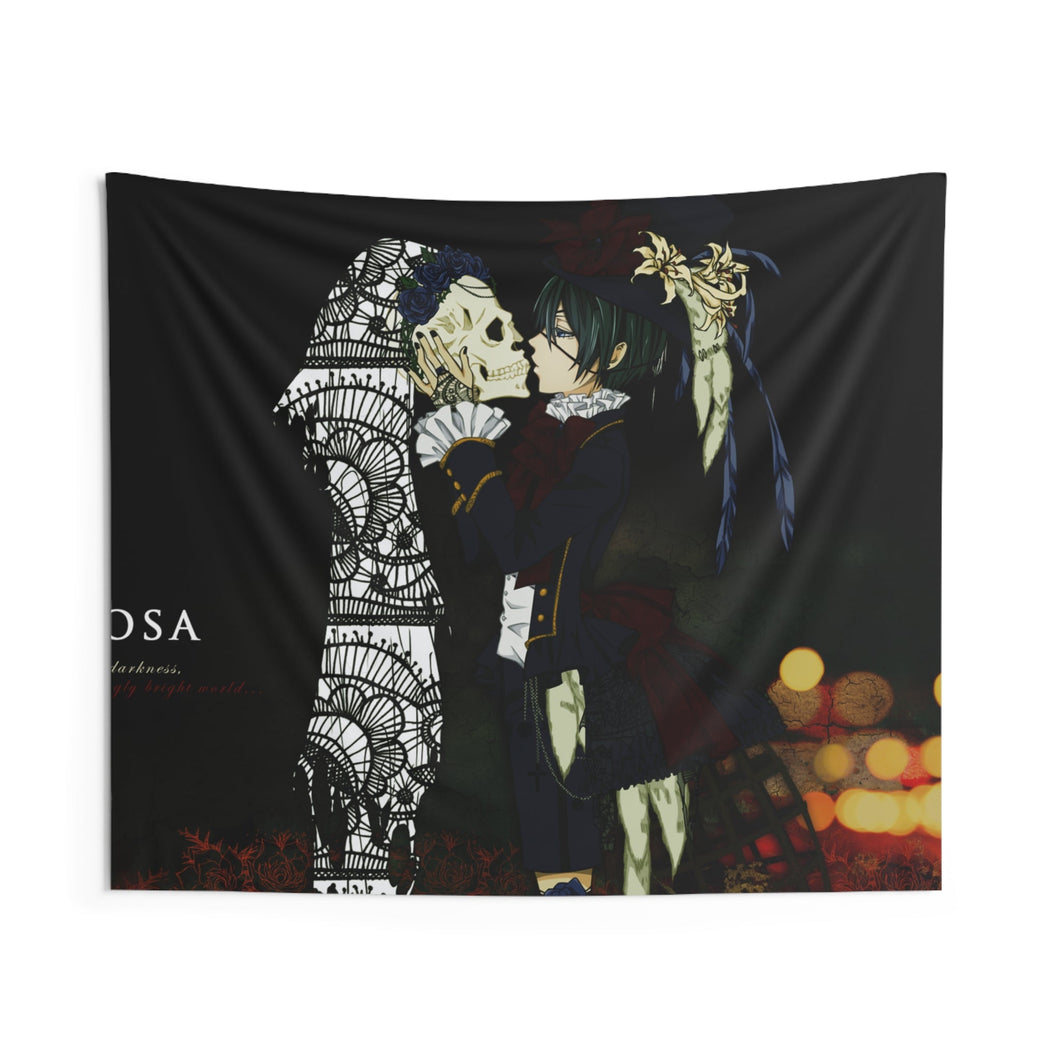 Black Butler Indoor Wall Tapestry