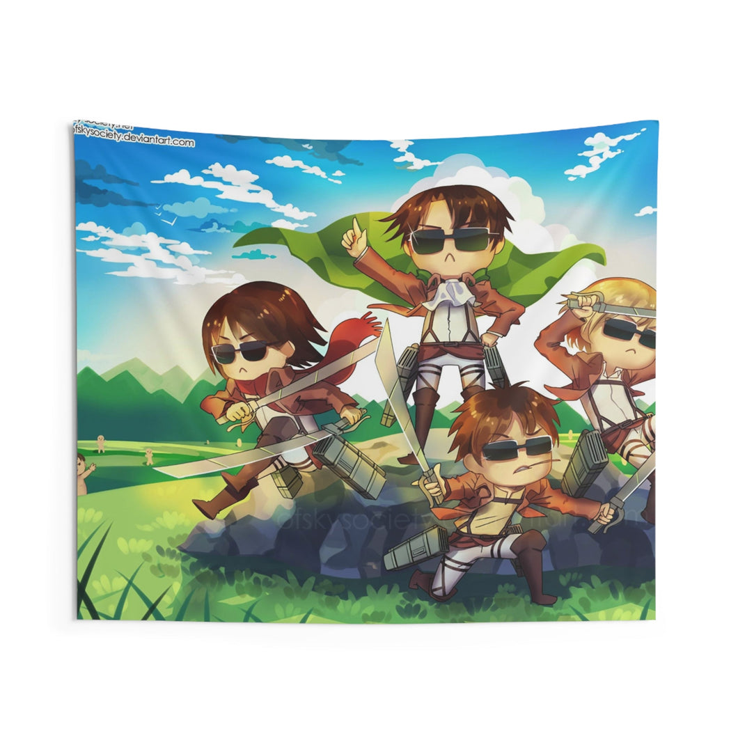 Anime Attack On Titan Indoor Wall Tapestry