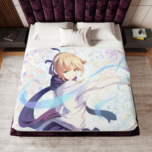 Load image into Gallery viewer, Anime Fate/Stay Night Sherpa Blanket
