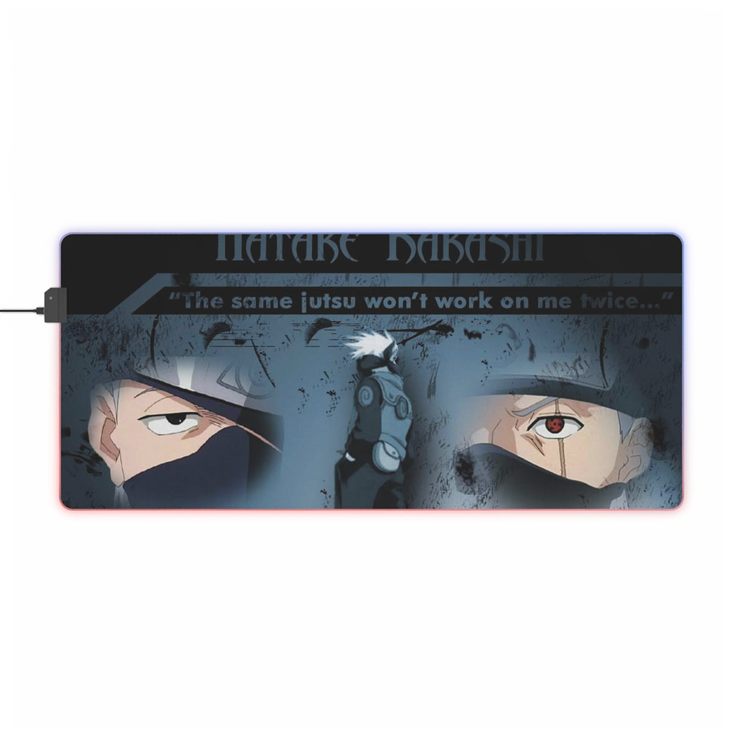 Kakashi Hatake RGB LED Mouse Pad (Desk Mat)