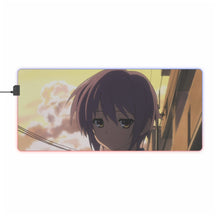 Load image into Gallery viewer, The Melancholy Of Haruhi Suzumiya RGB LED Mouse Pad (Desk Mat)
