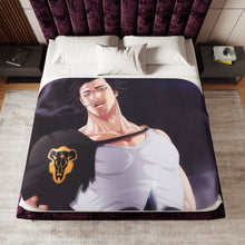 Load image into Gallery viewer, Black Clover Yami Sukehiro Sherpa Blanket
