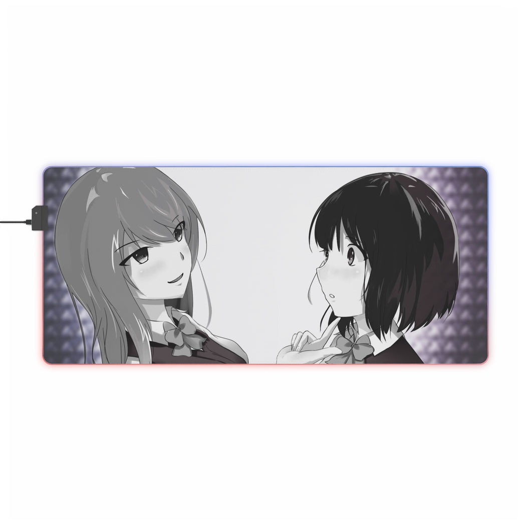 Kuzu No Honkai Hanabi Yasuraoka, Sanae Ebato RGB LED Mouse Pad (Desk Mat)